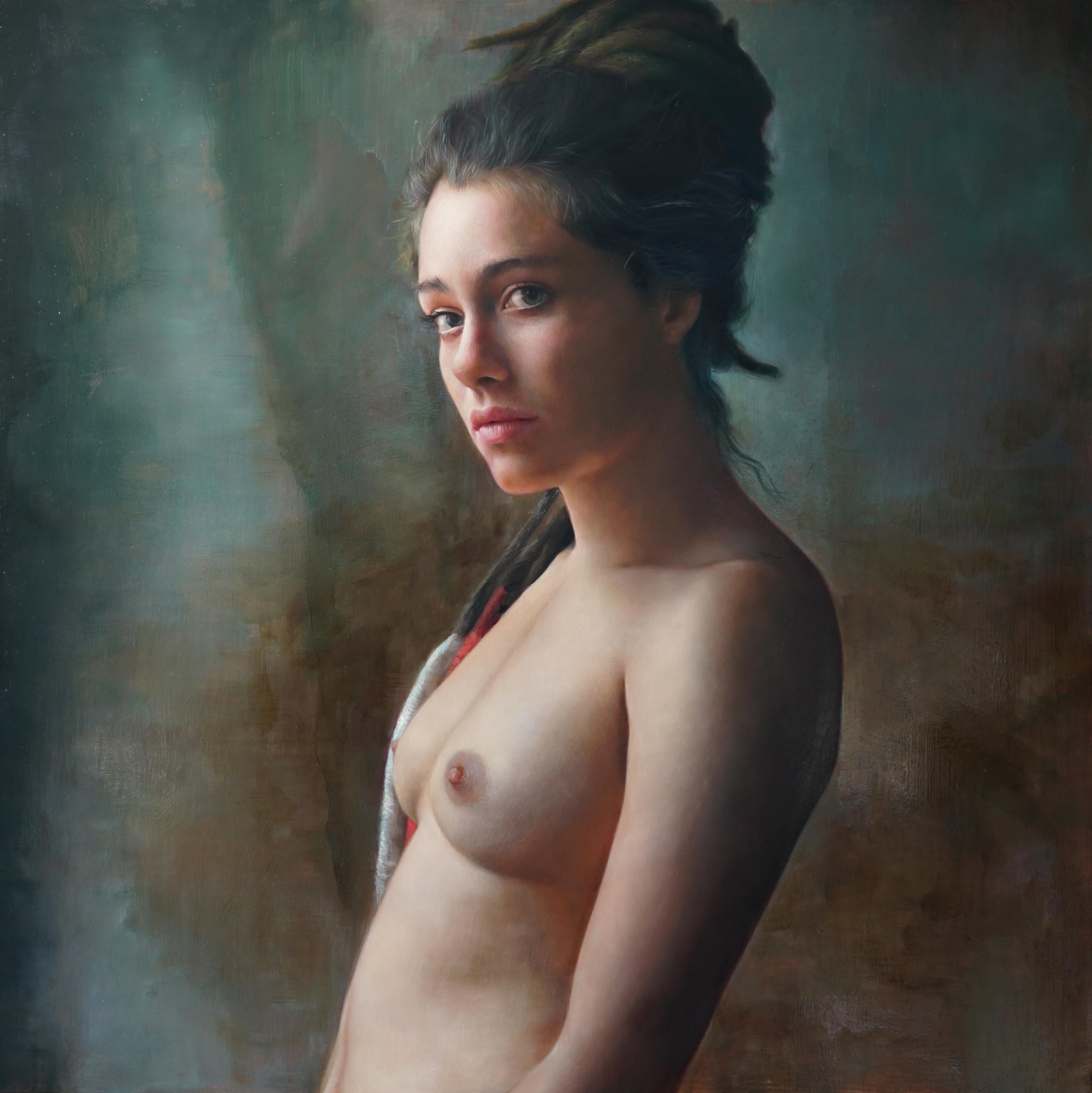 Anne-Christine Roda Nude Painting - Manya IV, 21st century, modern, nude, woman, elegance