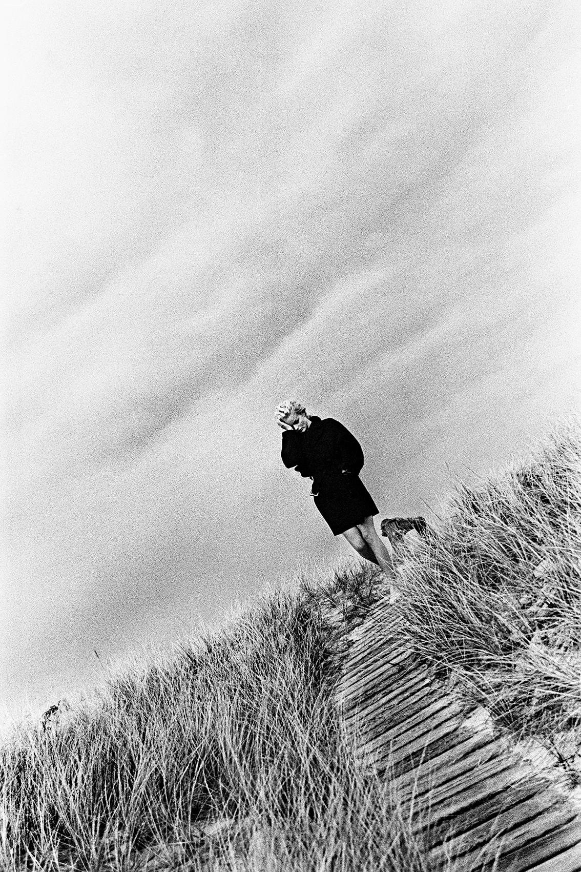 Hannes Schmid Black and White Photograph - "Sometimes I feel my whole life has been one big rejection.", The Hamptons