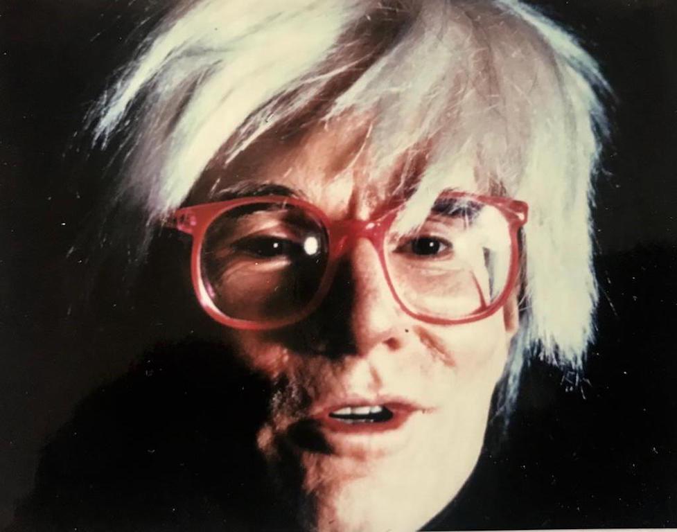 Alberto Venzago Color Photograph - Andy Warhol, Polaroids, New York Factory, Unique Piece, Pop Art