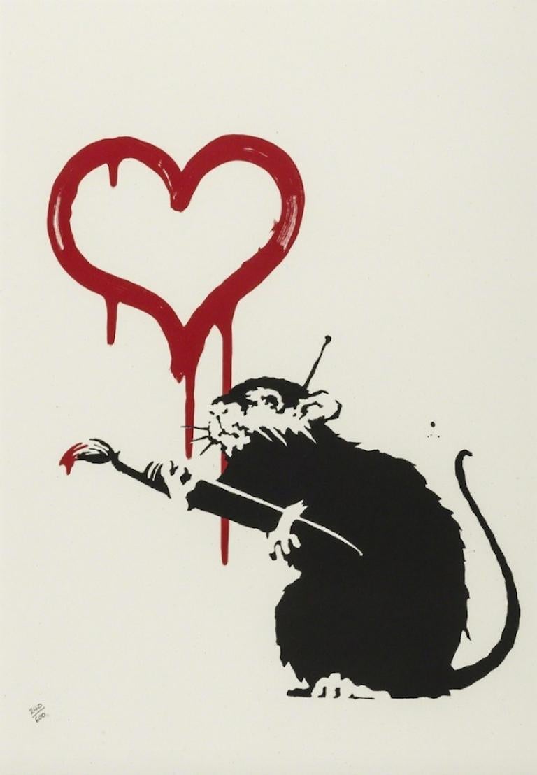 Love Rat - Print by Banksy
