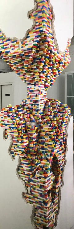 Dante Dentoni, Column, Lego and Drywall, 2016