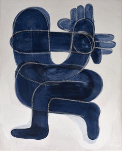 The feeling you get when you can't put your finger on something. Blue figurative