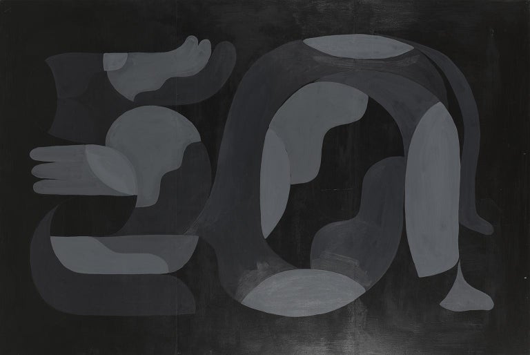 The Giants Gave A Softer Side By Kyle Andrew Steed Dark Abstract With Arcylic