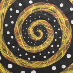 Dimensions II by Courtney Nicole Googe. Abstract Kinetic Art. Black white yellow