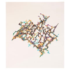 day by day by Erin McAllister. Bright vivid Colored ink on paper.