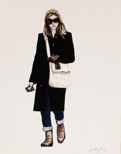 Courtney Incognito 008 by Courtney Miles. Fashion illustration using gouache
