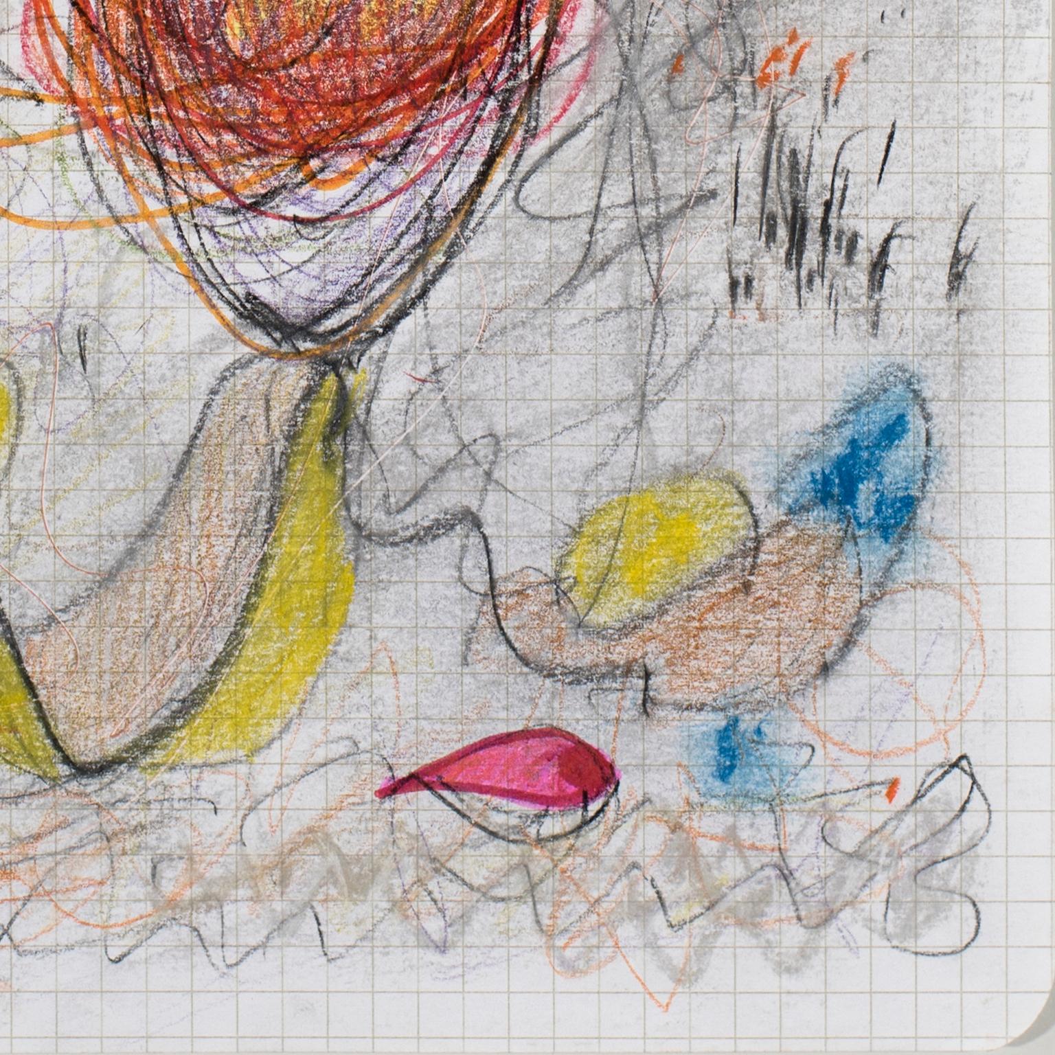 Dancing Objects on Grid by Bang Dang. Abstract study. Red, yellow, blue. For Sale 5