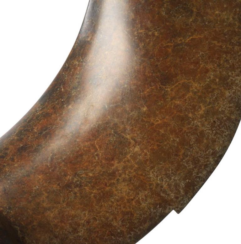 Hibou de grange, sculpture en bronze coulé de l'artiste britannique Paul Harvey en vente 4
