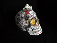 Love Conquers All, Recycled ceramic Sculpture by English Artist Susan Elliott