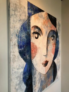 Face and Blue