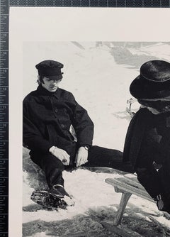 "Beatles Sledding" Rare Unreleased Vintage Limited Edition Print by Roger Fritz