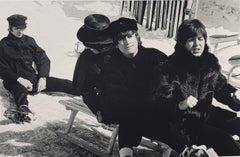 "Beatles Sledding" Rare Unreleased Vintage Limited Edition Print by Roger Fritz