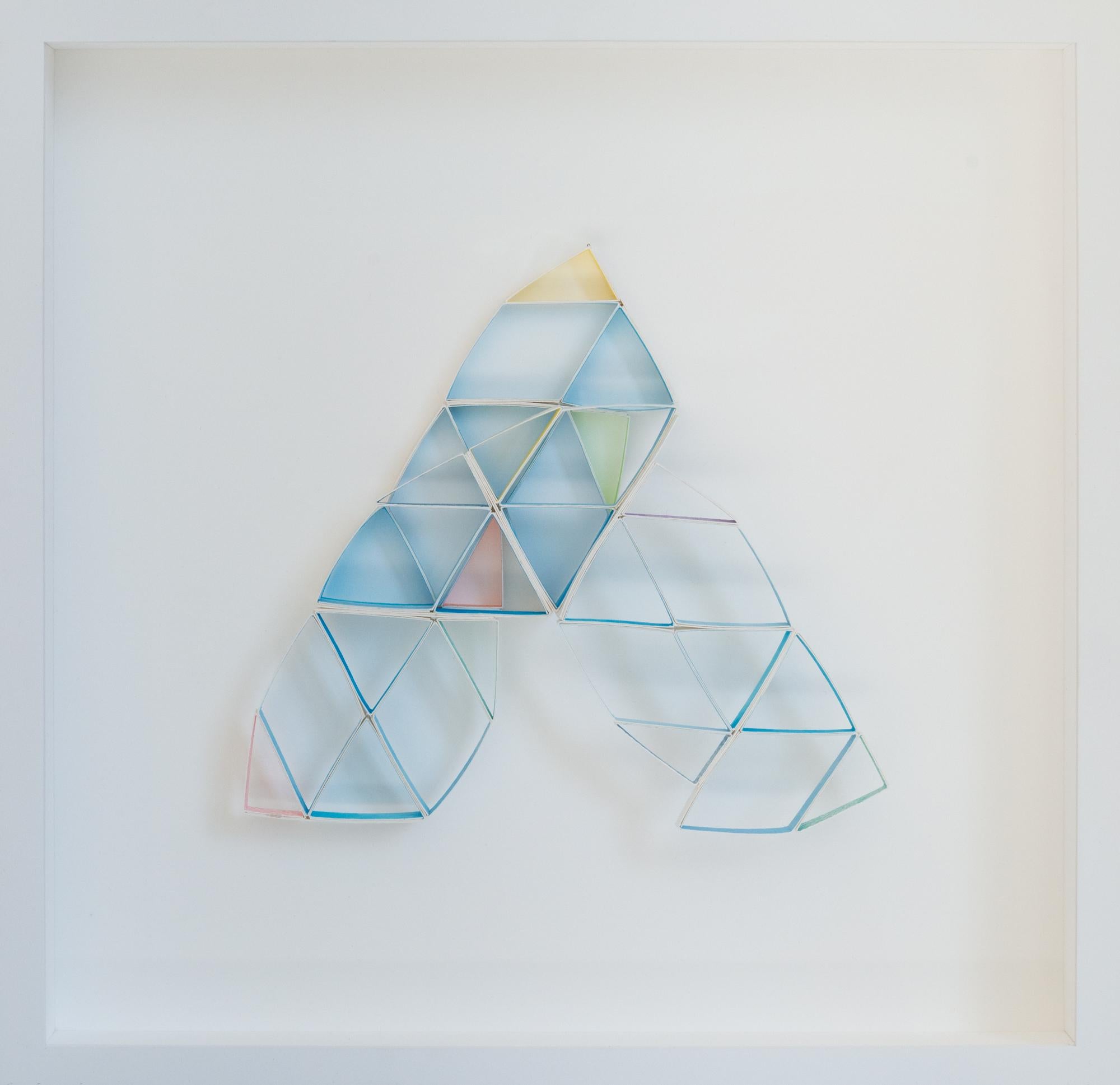 Alex Paik Abstract Drawing - Improvisation 1 for Equilateral Triangle (Partial) 
