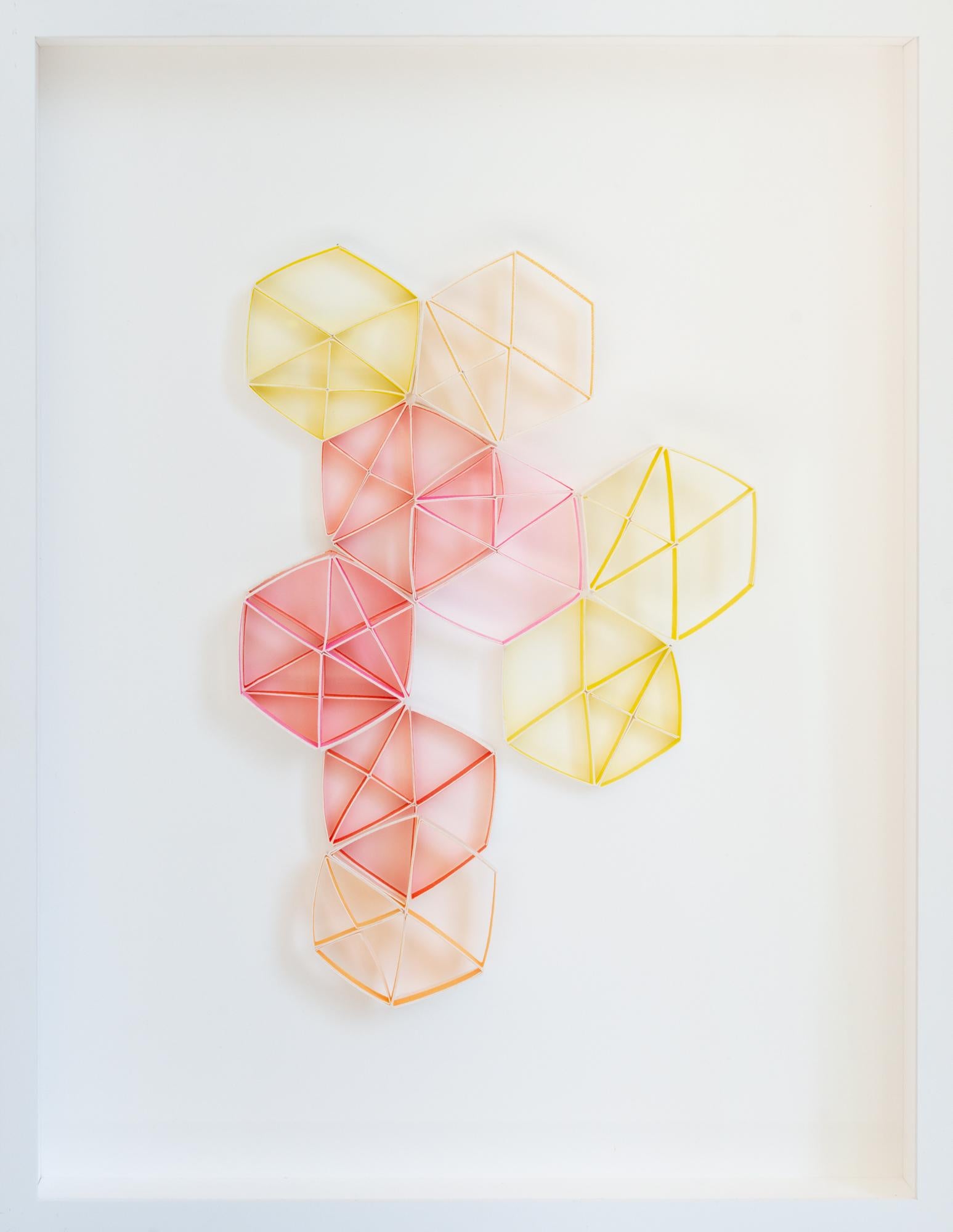 Alex Paik Abstract Drawing - Improvisation #2 for Hexagon (Klint)