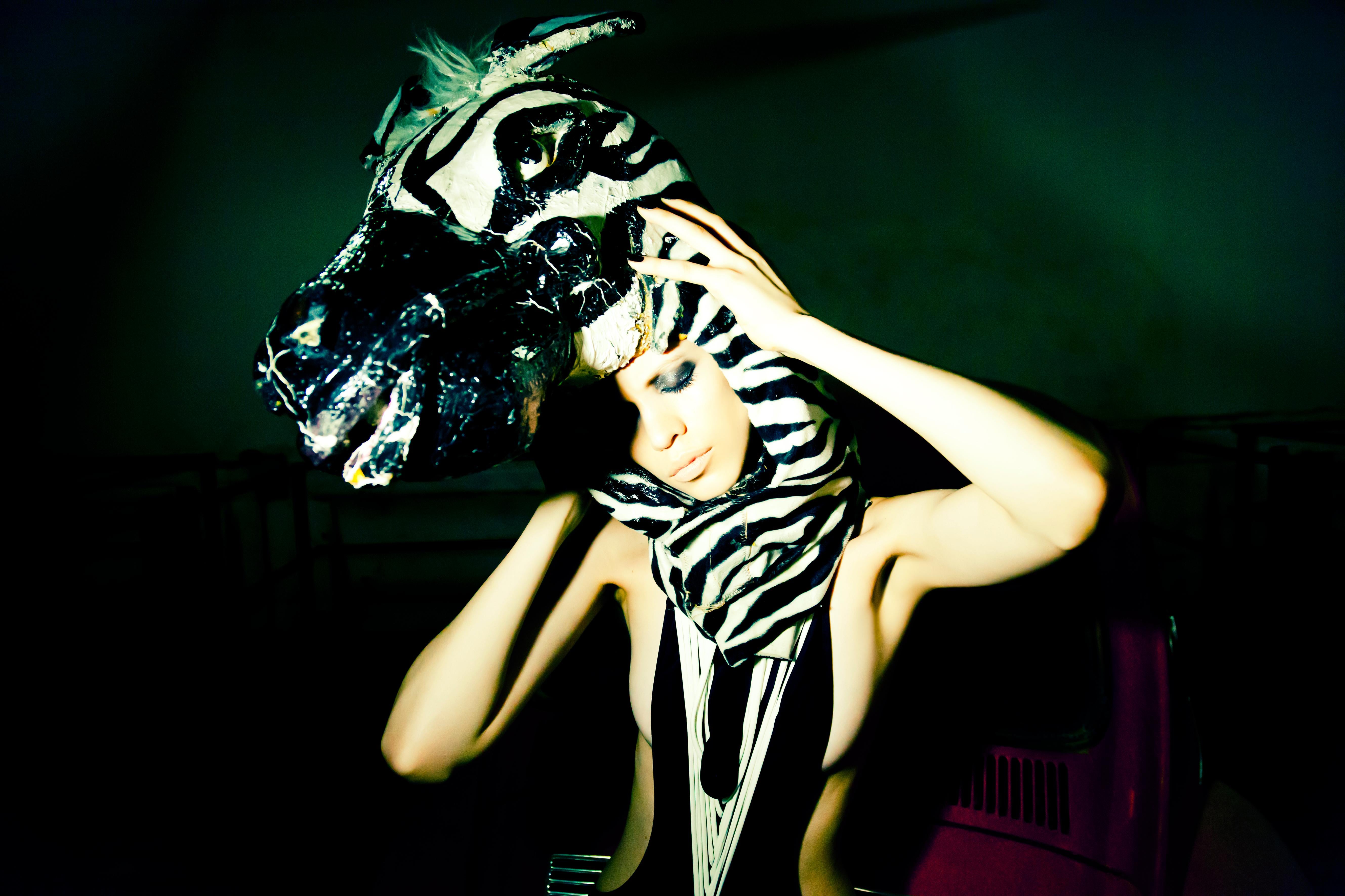 Zebra Head by top photographer; Lior Nordman.
21st century fine art modern photography portrait Acrylic & Dibond 
Museum quality pigment print in XL size (59x79 Inch), limited editions 7.
Fine-Art Pigment Print on the highest quality paper (tested