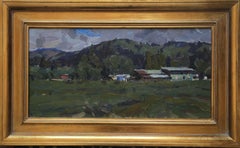 Oleg Ulitskiy 'Cloudy Day Woodland WA' Impressionist Plein Air Painting