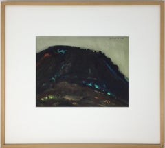 Gregory Kondos 'Mesa (Sedona, Arizona)' 1986 Watercolor Landscape