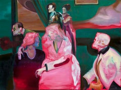 "Dinner Bell in the Woods" Oil Painting 72"x96" inch by Joshua Hagler