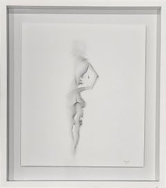 "Untitled 27" (FRAMED) Pencil Drawing 21" x 18" inch by Antonio Pelayo
