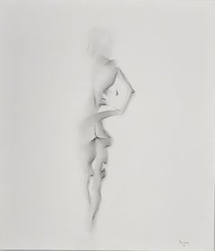 "Untitled 27" (FRAMED) Pencil Drawing 21" x 18" inch by Antonio Pelayo