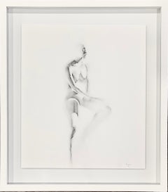 "Untitled 28" (FRAMED) Pencil Drawing 21" x 18" inch by Antonio Pelayo