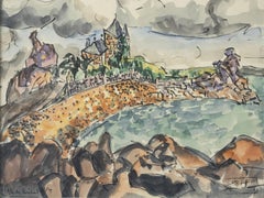 Post-War Landscape Drawings and Watercolors