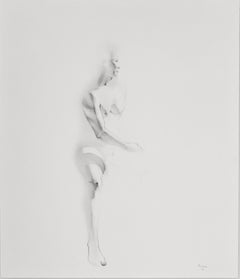 "Untitled 29" (FRAMED) Pencil Drawing 21" x 18" inch by Antonio Pelayo