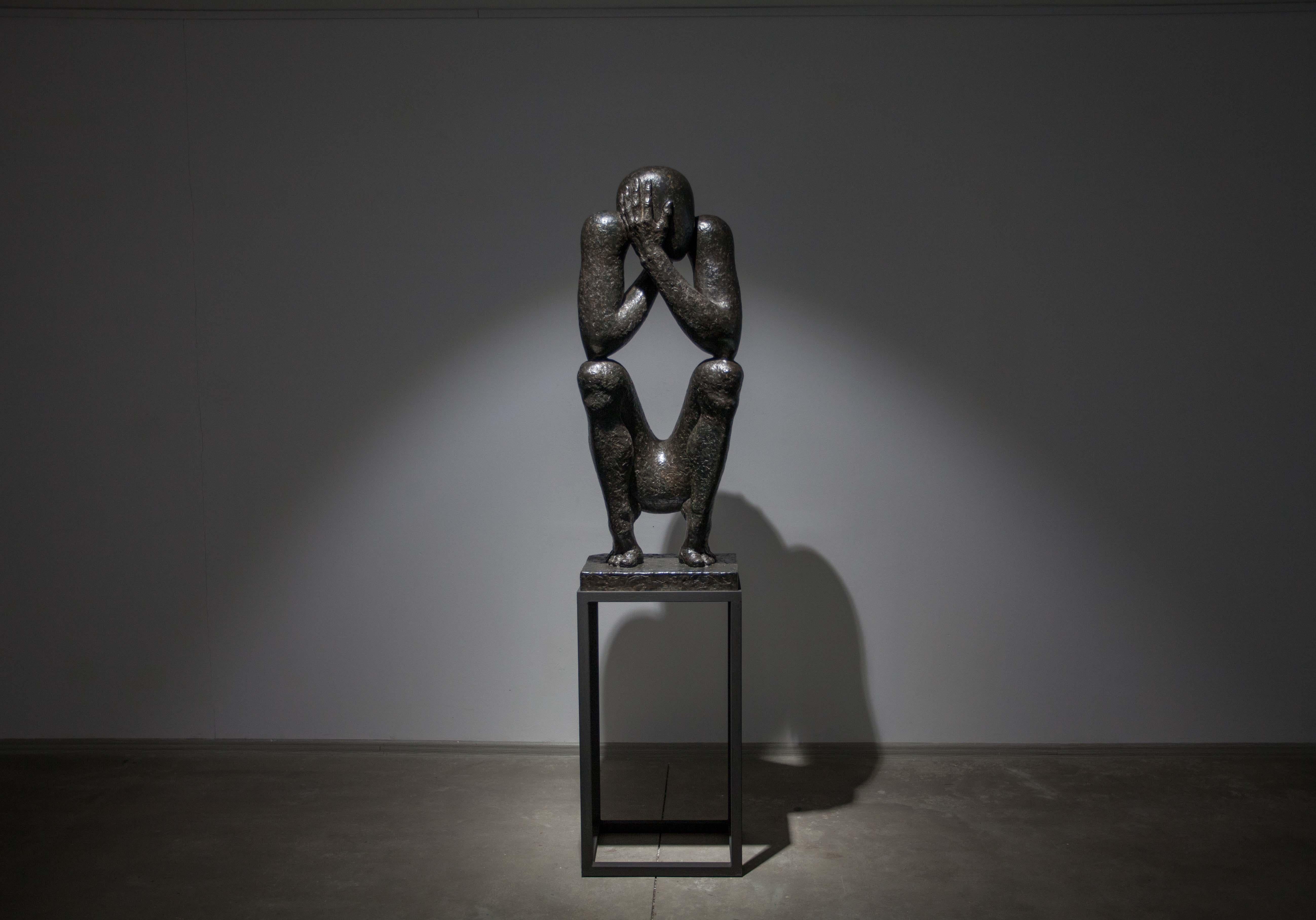 №5 Bronze sculpture Edition of 3 by Sergii Shaulis 4