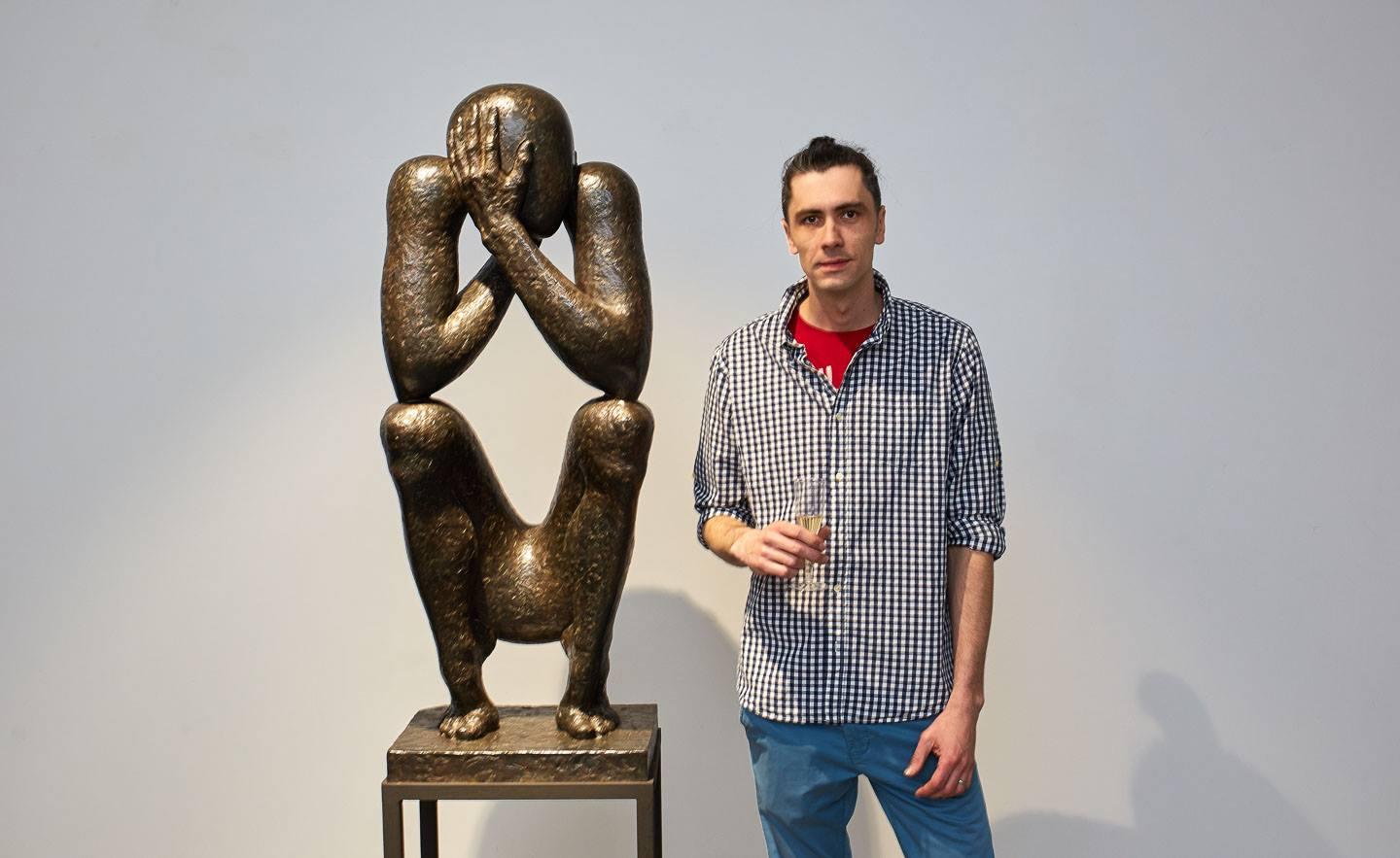 №5 Bronze sculpture Edition of 3 by Sergii Shaulis 5