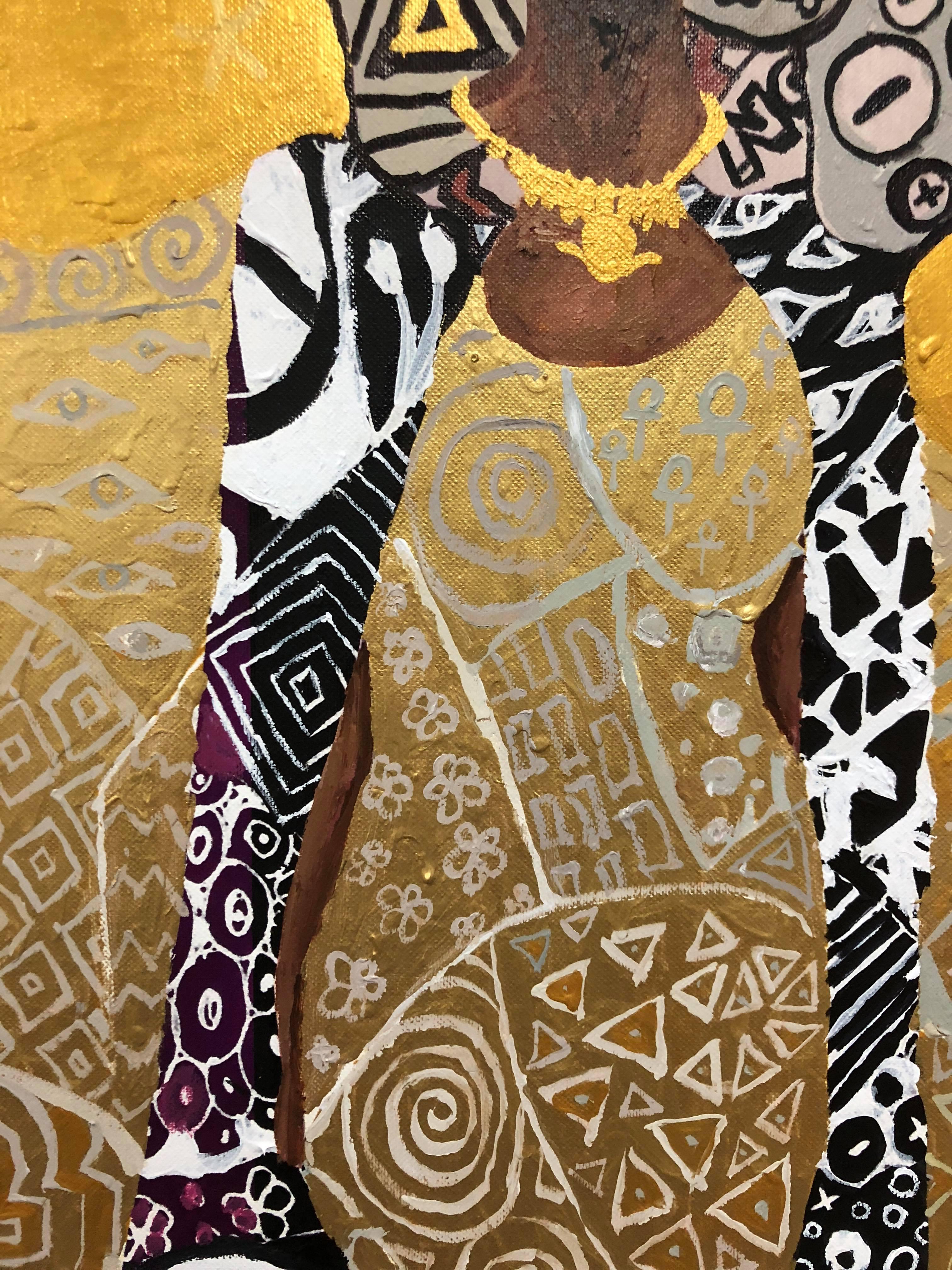 Hossam Dirar Gemälde „Die goldene Königin“  8