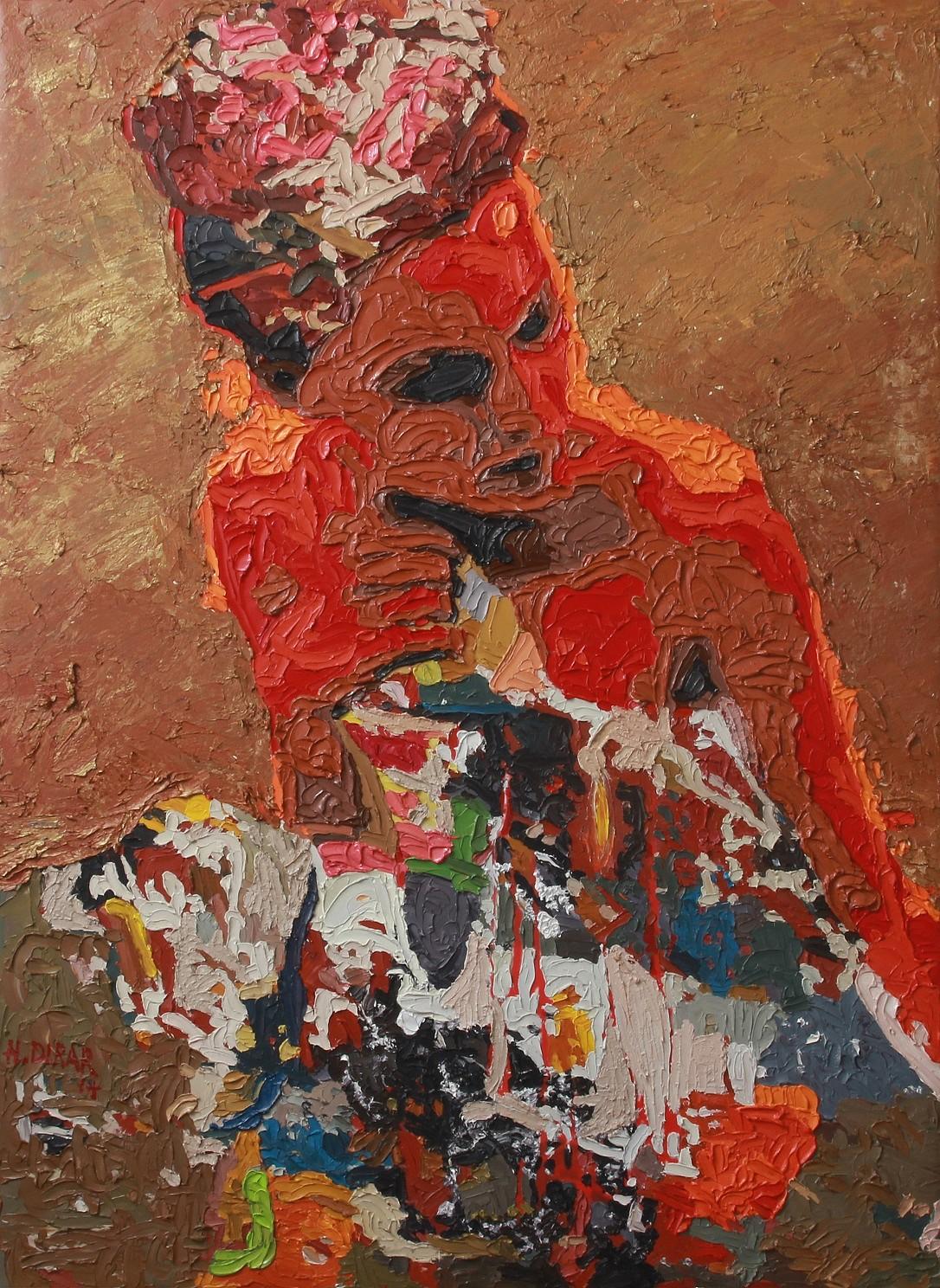 Hossam Dirar "At Sunset"  oil on canvas