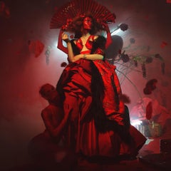 Brian Ziff "O, Rose" (FRAMED) Fotografia 40" x 40" in Edizione di 5 di Brian Ziff