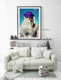 "A Lady in Hat" Fine Art Print by Viktorija Pashuta
