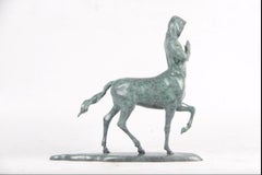 "On My Way" Bronze Sculpture Edition of 25 by Huang Yulong