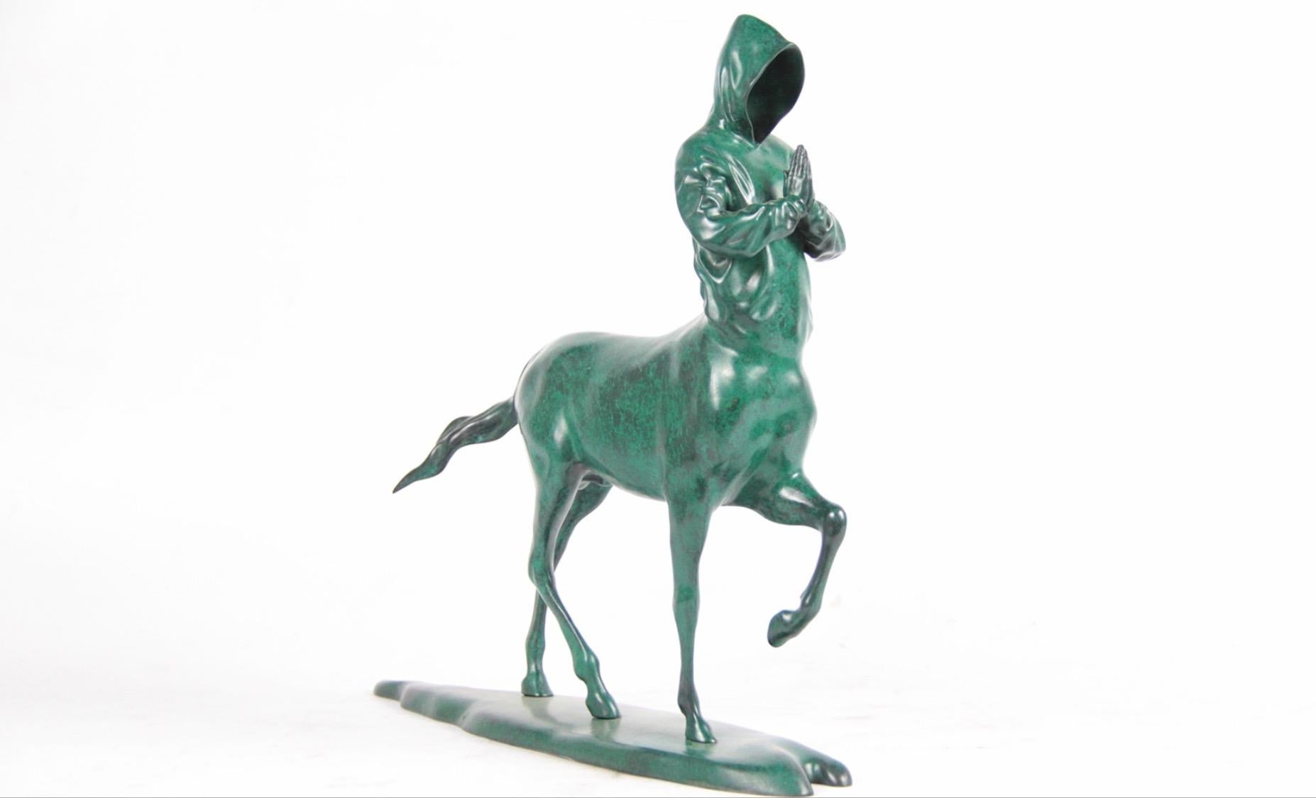 "En mi camino" Escultura de bronce Edición de 25 por Huang Yulong