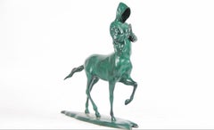 "On My Way" Bronze Sculpture Edition of 25 by Huang Yulong