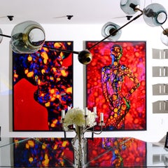 "LB31" Photographie abstraite 72 x 48 pouces Edition de 4 par Giuliano Bekor