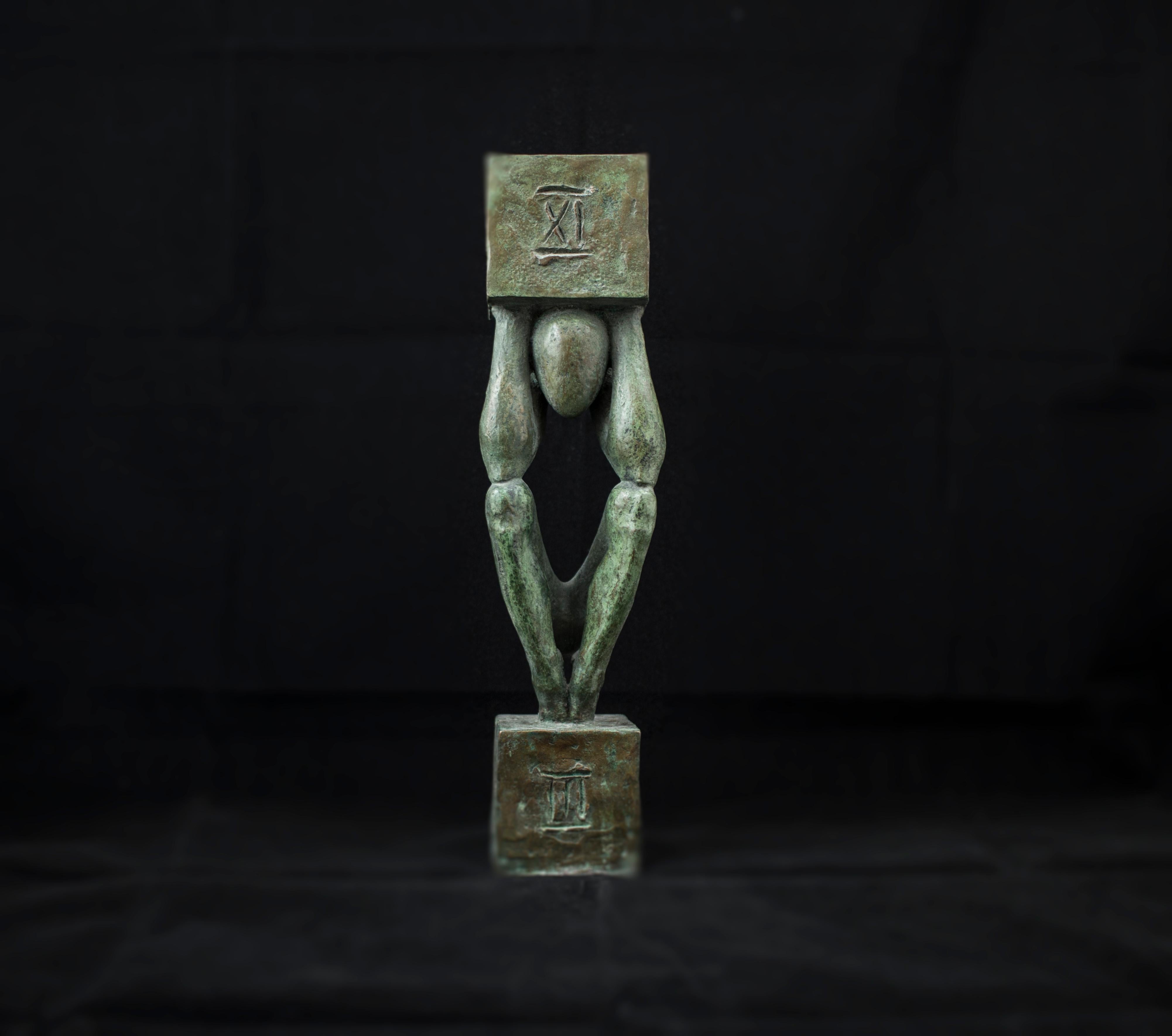 Atlas №2 Bronze sculpture Edition of 5 by Sergii Shaulis 
2018
From the Atlas series
Bronze
Approximate weight 11lbs 

Color - as shown on main picture 

ABOUT ARTIST 
Born on 27 May 1985 in Kharkiv, Ukraine. From 2005 to 2011 studied at the Kharkiv