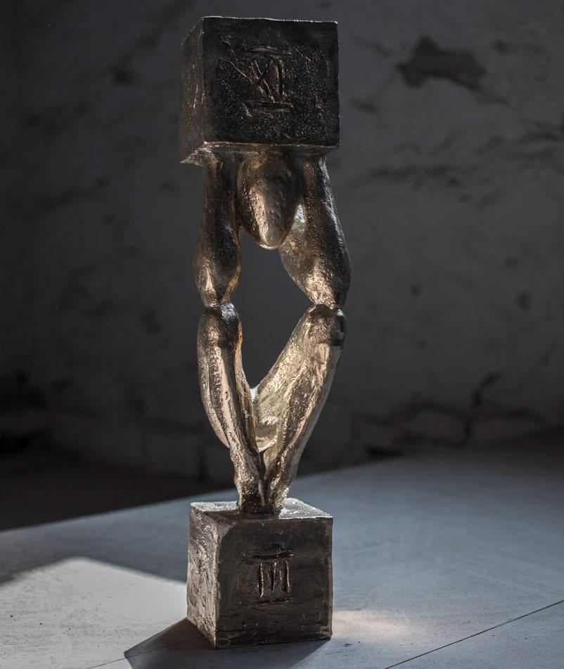 Atlas №3 Bronze sculpture Edition of 5 by Sergii Shaulis 