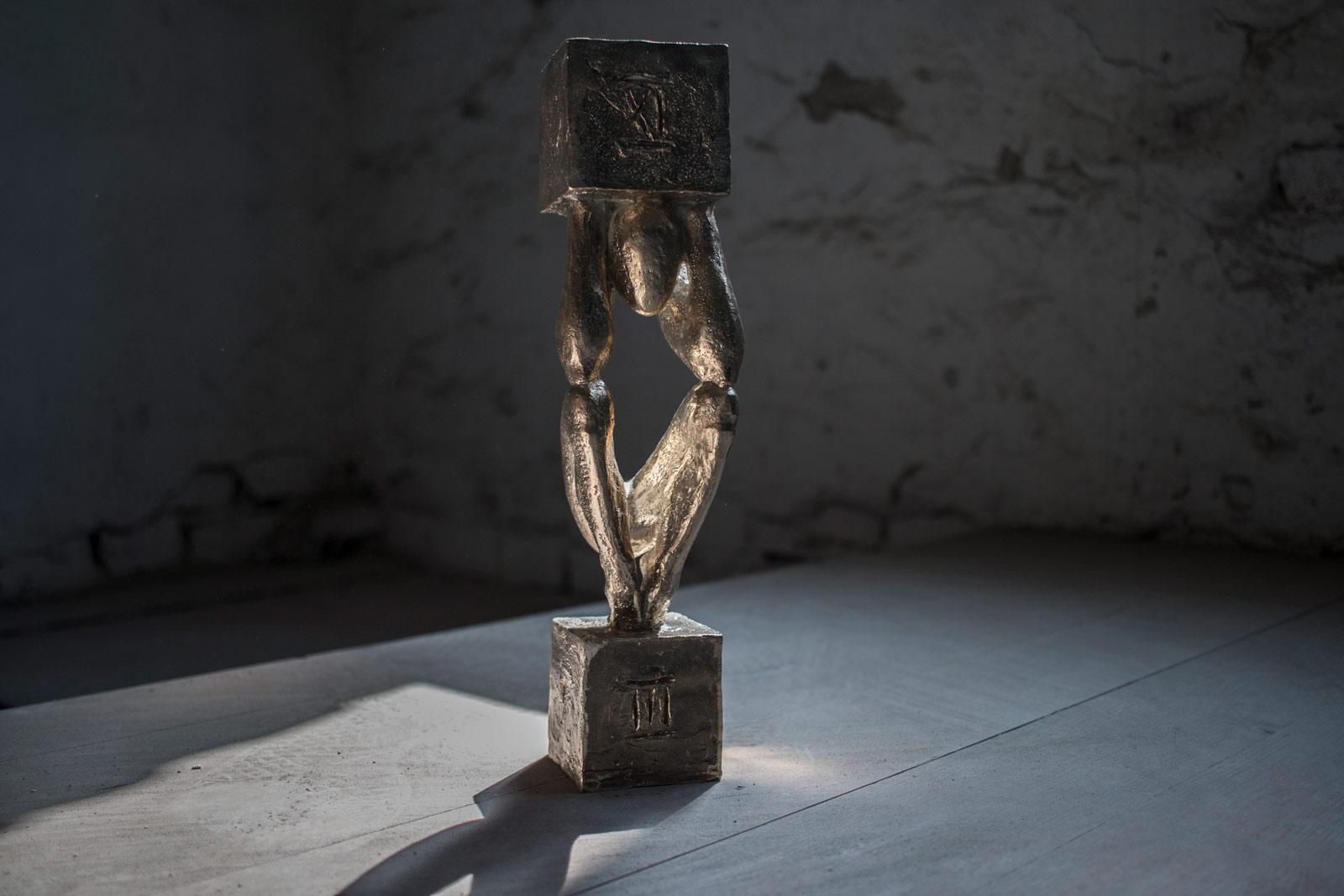 Atlas №3 Bronze sculpture Edition of 5 by Sergii Shaulis  2