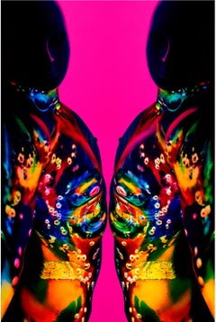 "LB18" (FRAMED) Fotografia astratta 60" x 40" in edizione di 4 di Giuliano Bekor