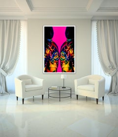 "LB18" (FRAMED) Abstract Photography 60" x 40" in Edition of 4 by Giuliano Bekor