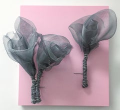 ROSES (pink) PASSION sculpture 19" x 17" x 7" inch by Melanie Newcombe