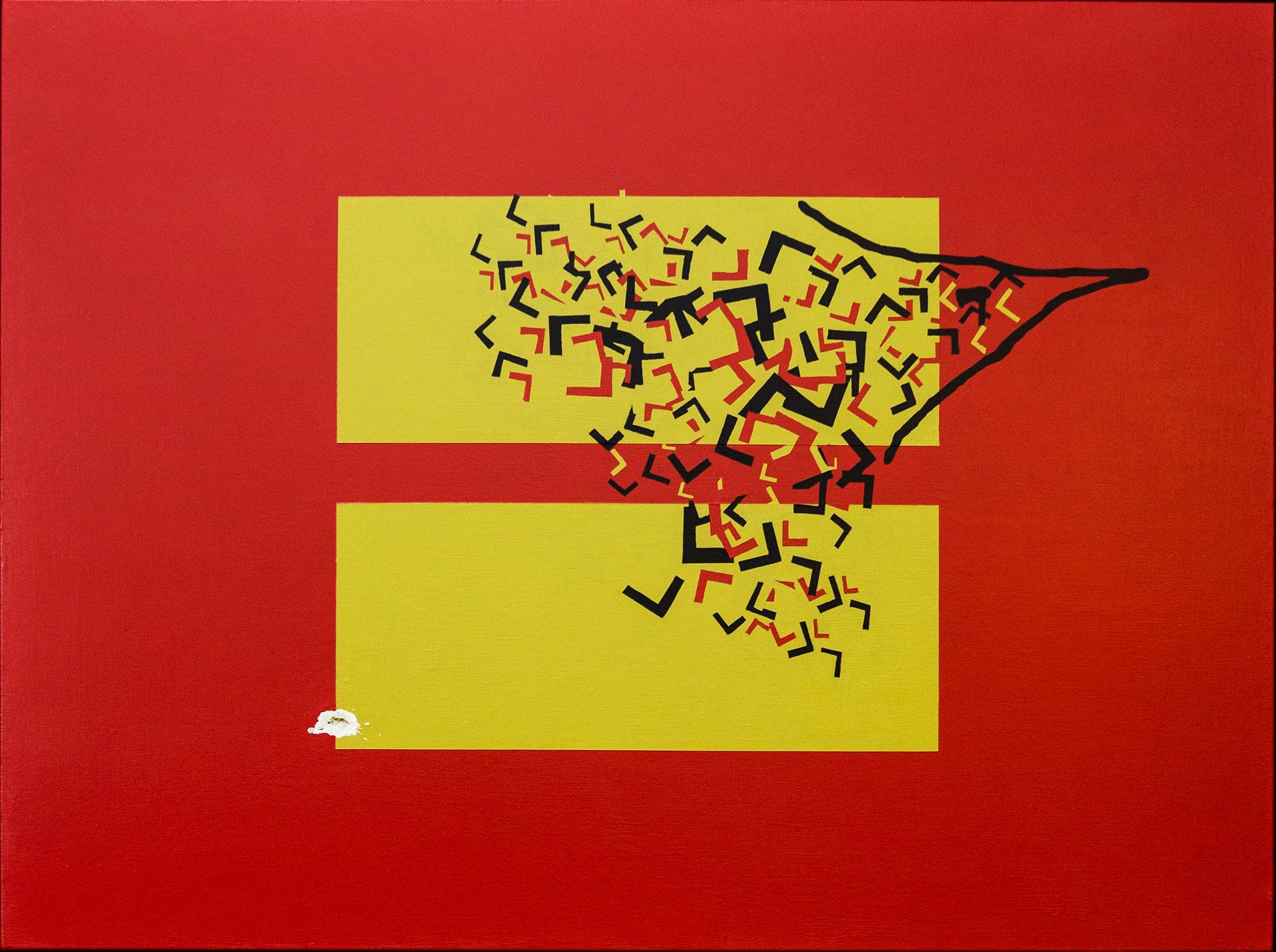 "Equality of Outcome" Acrylic on canvas Painting 36" x 48" inch by Ty Joseph