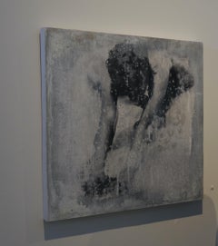 "Senza titolo: Movimento 1" Tecnica mista astratta 24x24in 1/1 Fotografia di Ben Cope