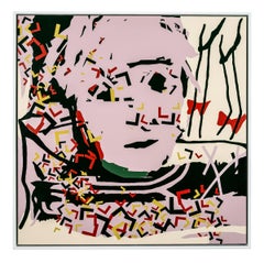"Warhol" Abstract Painting 36" x 36 inch by Ty Joseph