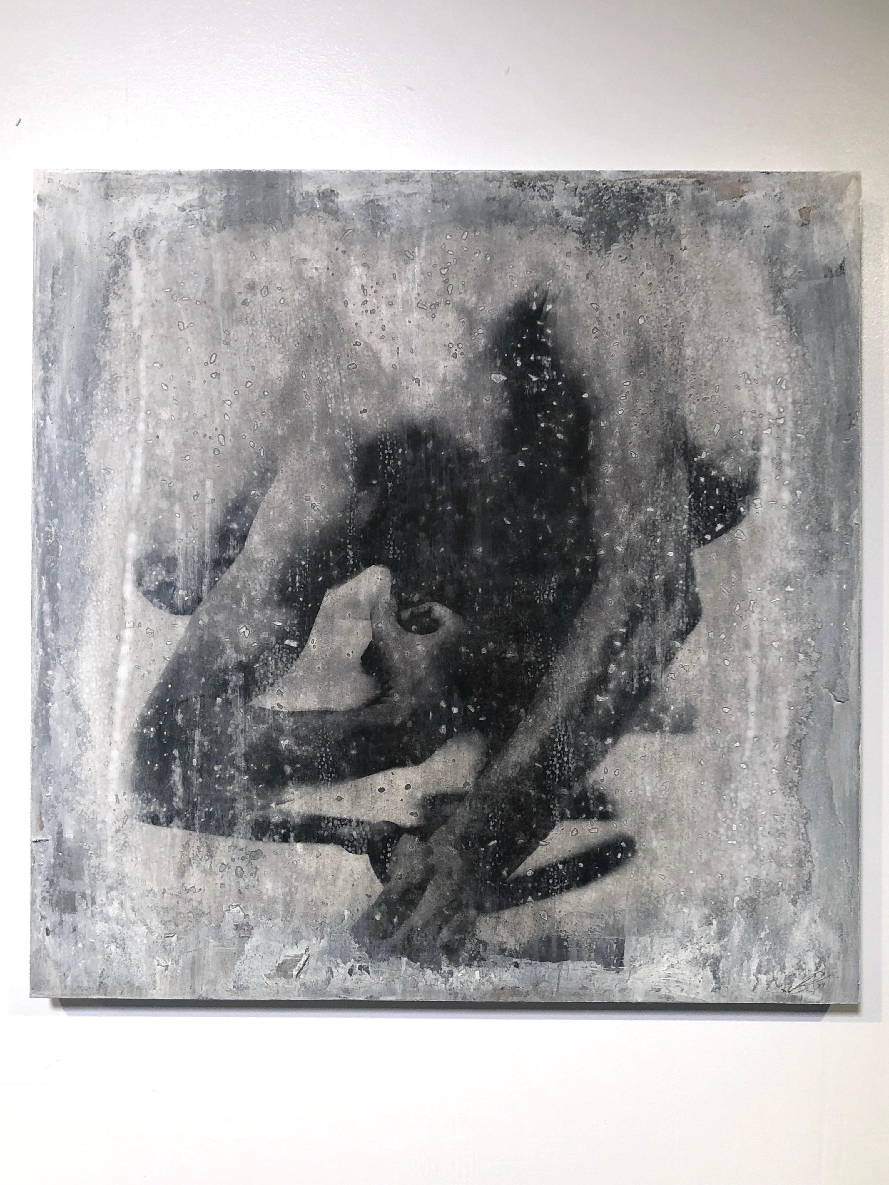 „Ohne Titel: Bewegung 2“ Einzigartige abstrakte Mixed Media-Fotografie von Ben Cope im Angebot 3