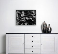 „Greta und Monika“ Schwarz-Weiß-Fotografie Ed 1/5 24 x 32 in von Lukas Dvorak