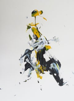 "AB: Untitled 2" Acrylic painting by Hossam Dirar