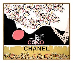 "CHANEL Acrylic on canvas painting by Ty Joseph